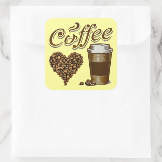 コーヒー スクエアシール (バッグ)