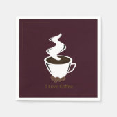 コーヒー スタンダードカクテルナプキン (正面)