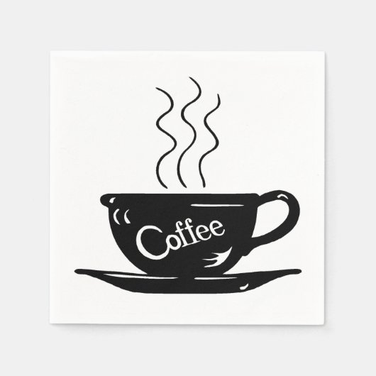 コーヒー スタンダードカクテルナプキン (正面)