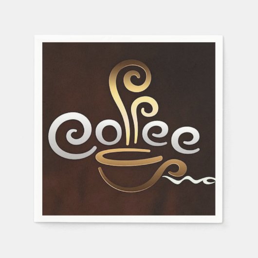 コーヒー スタンダードカクテルナプキン (正面)
