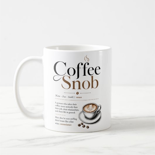コーヒー スノブ コーヒーマグカップ (左)