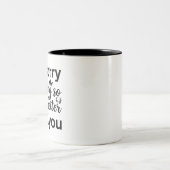 コーヒー スノブ ツートン マグ 11 Oz (中央)