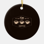 コーヒー セラミックオーナメント (正面)