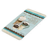 コーヒー&チョコレートジャワ – キッチンデコマグネット マグネット (左側)