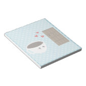 コーヒー&チョコレートラブ ノートパッド (アングル)