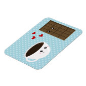 コーヒー&チョコレートラブ マグネット (左側)