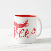 コーヒー ツートーンマグカップ (正面右)