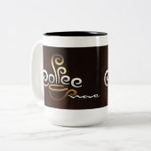 コーヒー ツートーンマグカップ (正面左)