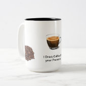 コーヒー ツートーンマグカップ (正面左)