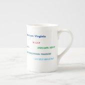 コーヒー/ティーマグカップ ボーンチャイナマグカップ (右)