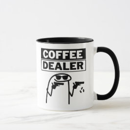 コーヒー ディーラー 笑える コーヒー愛好家 ギフト マグカップ