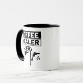コーヒー ディーラー 笑える コーヒー愛好家 ギフト マグカップ (正面左)