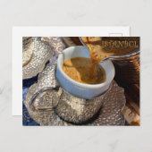 コーヒー,トルコのコーヒーイスタンブールポストカード ポストカード (正面/裏面)