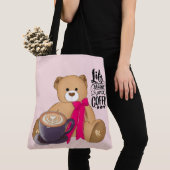 コーヒー トートバッグ (クローズアップ)