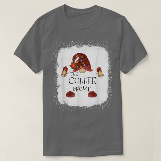 コーヒー ノーム バッファロー プライド クリスマス ライト ブリーチ Tシャツ (デザイン正面)