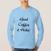 コーヒー&ハイキングしよう Tシャツ (正面)