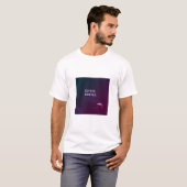 コーヒー.ハッスル。繰り Tシャツ (正面フル)
