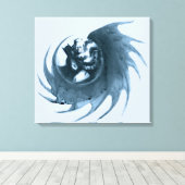 コーヒー・バットマン キャンバスプリント (インサイチュ (ウッドフロア))