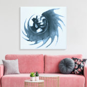 コーヒー・バットマン キャンバスプリント (インサイチュ (リビング))