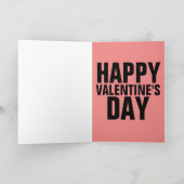 コーヒー・バレンタインのグリーティングカード シーズンカード (内部)