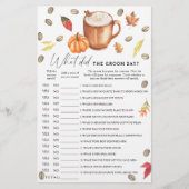 コーヒー&パンプキンブライダル新郎は何と言った (正面)