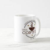 コーヒー ビジネス ロゴ コーヒーマグカップ (正面右)
