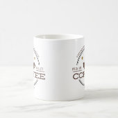 コーヒー ビジネス ロゴ コーヒーマグカップ (中央)