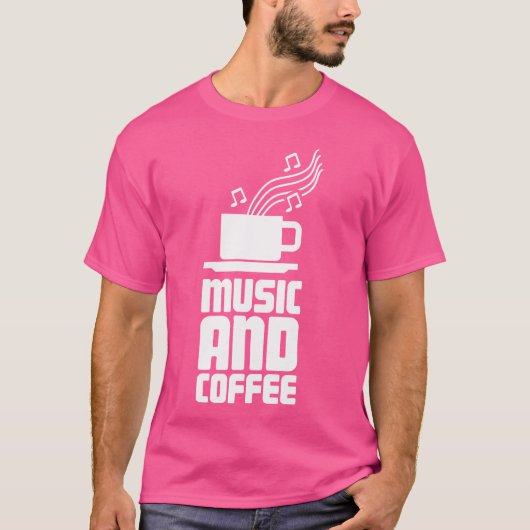 コーヒー - ピアノレッスン ピアノプレーヤー ピアノ教師 Tシャツ (正面)