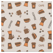 コーヒー ファブリック (クローズアップ)