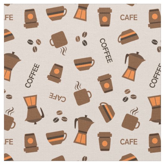 コーヒー ファブリック (クローズアップ)
