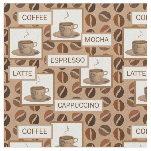 コーヒー ファブリック (クローズアップ)