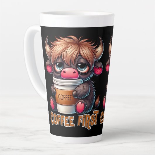 コーヒー・ファースト カフェラテマグ (左アングル)