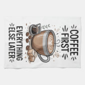 コーヒー・ファースト キッチンタオル (横)