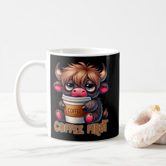 コーヒー・ファースト コーヒーマグカップ (ドーナツ)