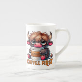 コーヒー・ファースト ボーンチャイナマグカップ (右)
