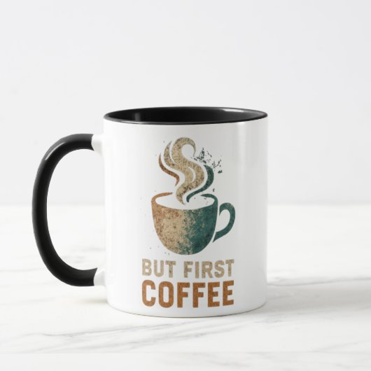 コーヒー・ファースト マグカップ (左)
