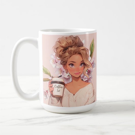 コーヒー・ファースト・マグカップ コーヒーマグカップ (左)