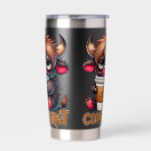 コーヒー ファースト 保温保冷タンブラー (左面)