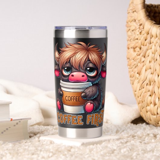コーヒー ファースト 保温保冷タンブラー (リビング (回転後))