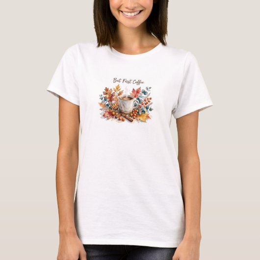 コーヒー ファースト Tシャツ (正面)