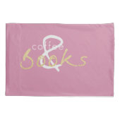 コーヒー&ブックスピローケースセット 枕カバー (裏面-左)