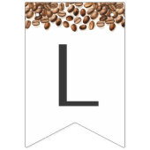 コーヒー ブライダルシャワー - 愛が育まれている バンティングフラッグ (第2の旗)