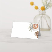 コーヒー ブライダルシャワー - 愛が育まれている ラベル プレイスカード (正面)