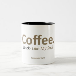 コーヒー、ブラック11 oz 2トーンおもしろマグカップ ツートーンマグカップ
