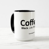 コーヒー、ブラック15オズリンガーマグ マグカップ (正面左)