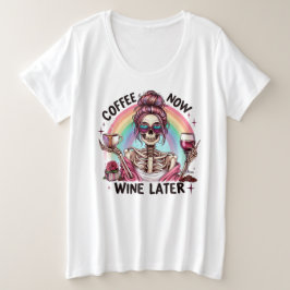 コーヒー プラスサイズTシャツ
