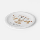 コーヒー ベイビー シャワー ペーパープレート (アングル)