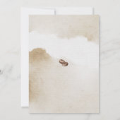 コーヒー ベイビー シャワー 招待状 (裏面)