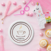 コーヒー ペーパープレート (パーティー)