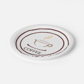 コーヒー ペーパープレート (アングル)